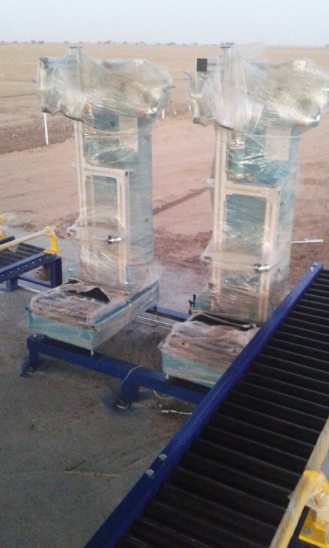 The vertical filling system is in the final installation stage, and shows the parallel lines that aim to increase the daily production capacity of gas cylinders in the Qatina warehouse.